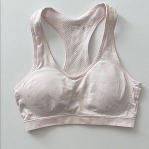 Jockey Soft Pink Racerback Sports Bra Small